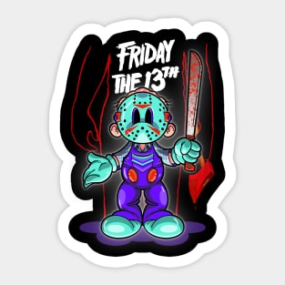 Fun on fri 13 Sticker